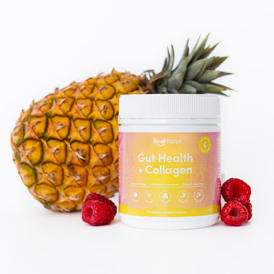 BeeHappi Pineberry Dream Gut Health & Collagen Blend - 190g