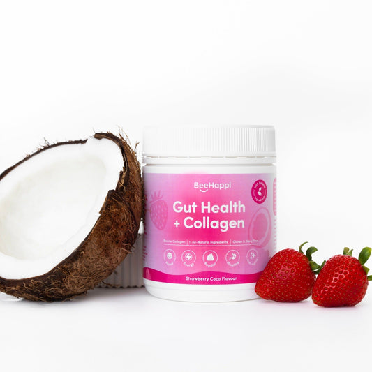 BeeHappi Strawberry Coco Collagen Blend - 190g
