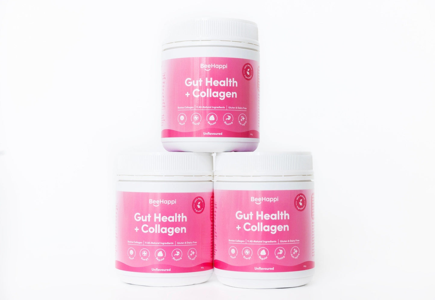Unflavoured Gut Health & Collagen Blend Triple Bundle
