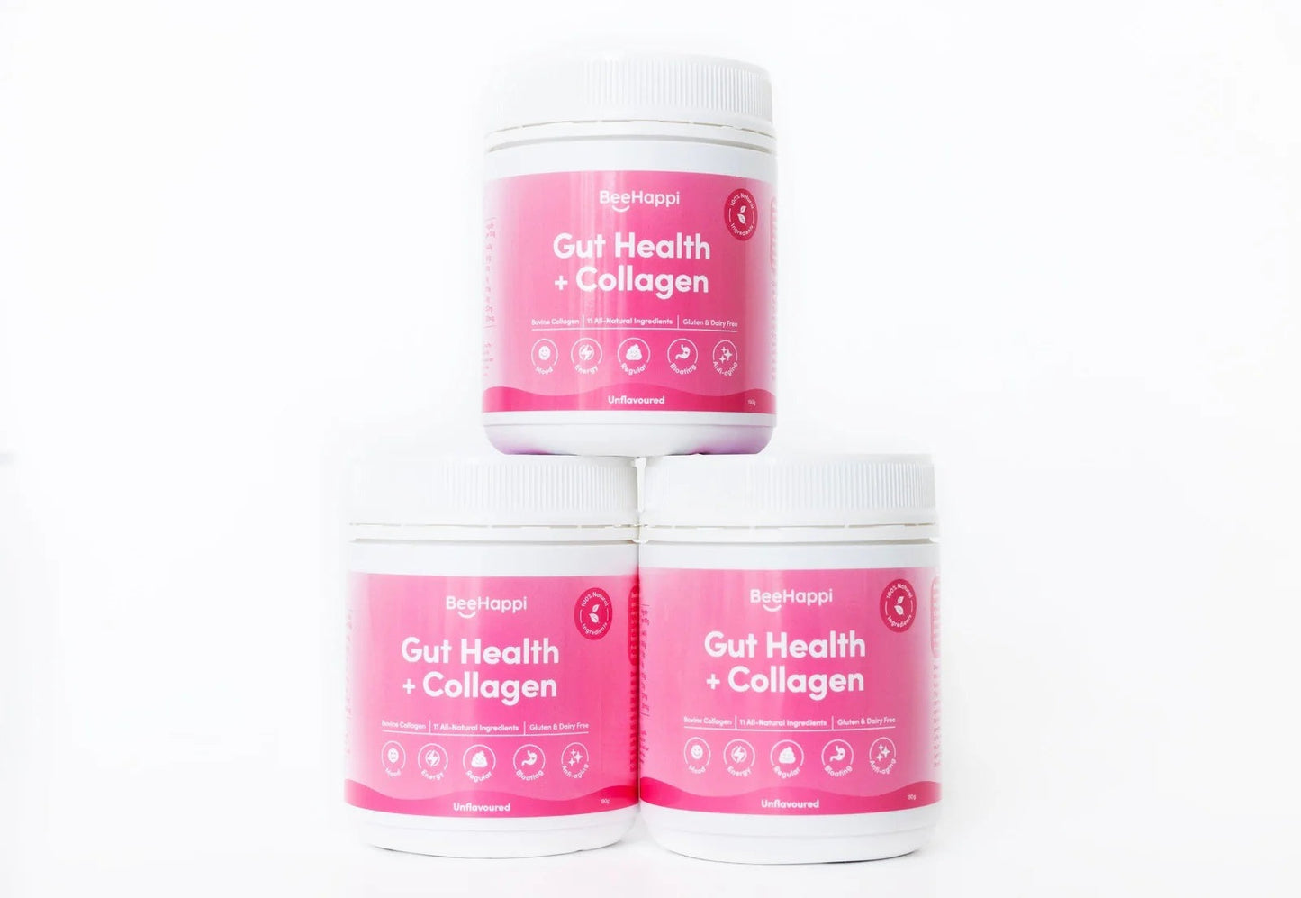 Unflavoured Gut Health & Collagen Blend Triple Bundle