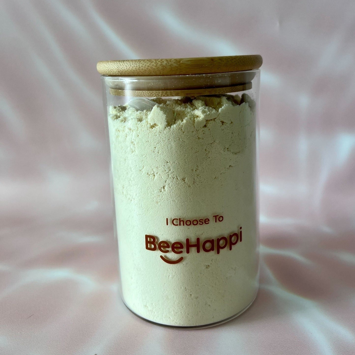 BeeHappi Large Benchtop Glass Jar