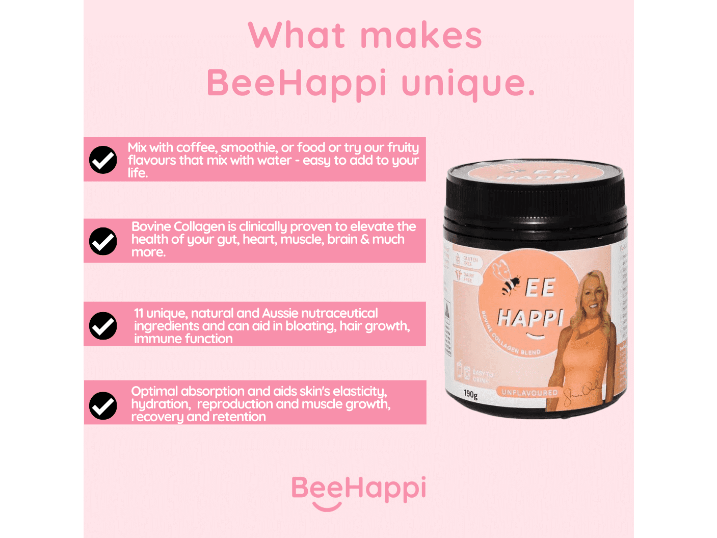 BeeHappi Original Collagen Blend - Best Selling - 190g